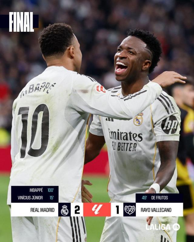 开云-【西甲】熊皇破门姆皇点射 皇马2比1绝杀巴列卡诺！